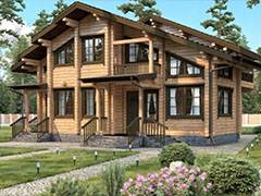 Luxury homes Derevyanny'e konstrukcii